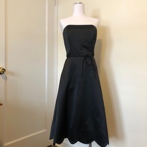 Satin Black Dress